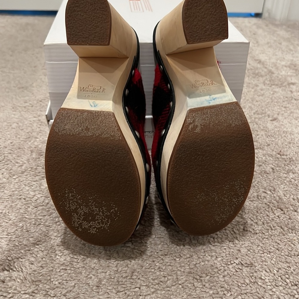 Woolrich Journalist Buffalo Plaid Mule Clogs - Picture 8 of 15